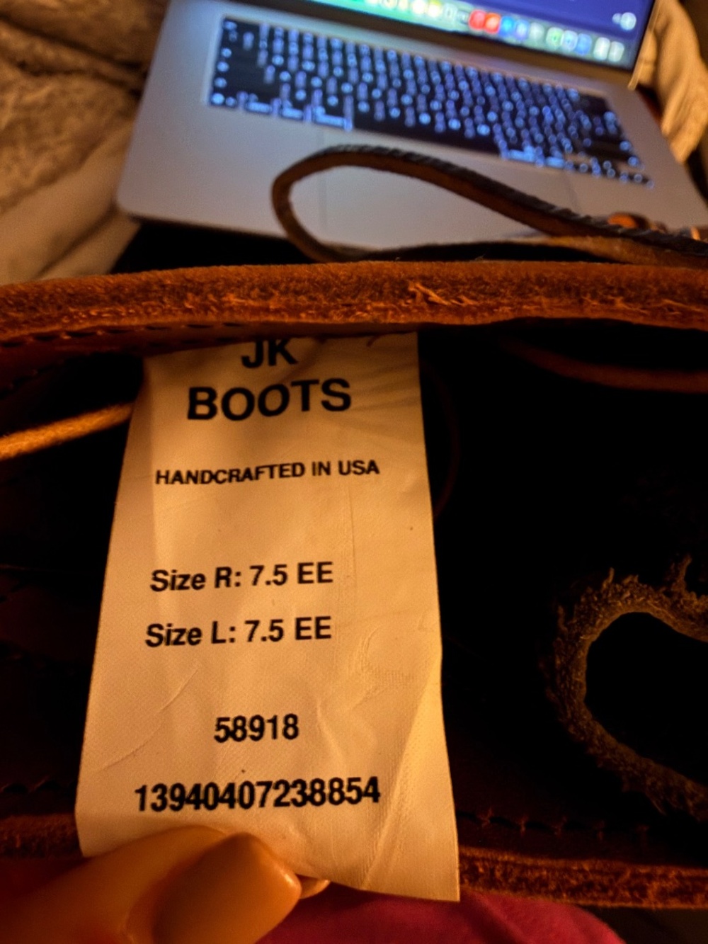 JK Boots – Spokane Standard Work Boots – Brand New – Size 7.5 EE - Picture 5 of 5